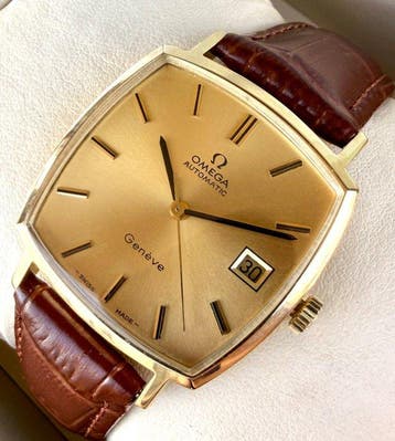 Omega - Genève 18K Solid Gold Square - 162.042 - Heren -, Nieuw