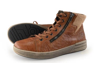 Rieker Veterboots in maat 42 Bruin, Bruin, Verzenden, Overige typen, Zo goed als nieuw