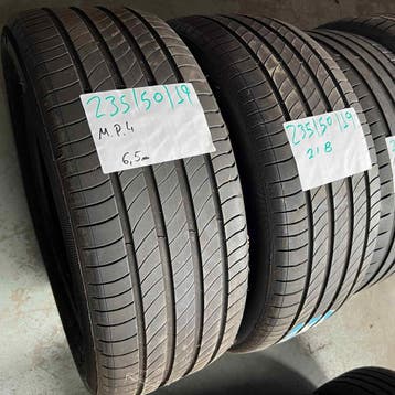 2 x Michelin Primacy 4 235-50-19 Zomerbanden 6,5mm, 19 inch, Gebruikt, Ophalen of Verzenden, 235 mm
