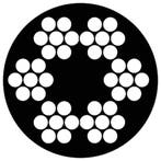 OUTLET DX® Staalkabel 6x7 + 1 TWK 3- 5 mm op rol à 50 meter, Ophalen of Verzenden, Nieuw