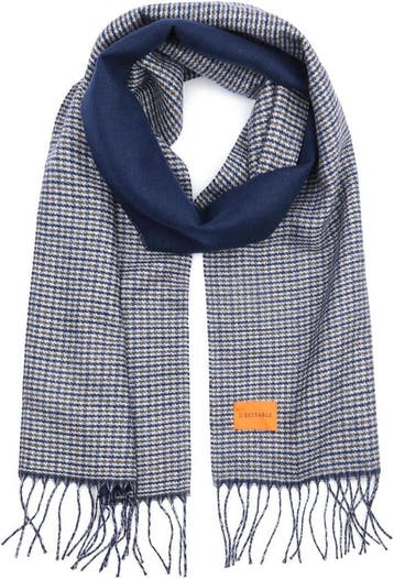 Suitable Sjaal Softfeel Pepita Grijs maat one size Heren, Verzenden, Nieuw, Suitable