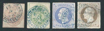 Hannover 1859/1864 - Betere poststempel Geestemünde, Gestempeld