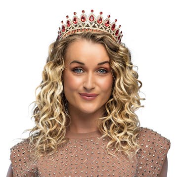 Metalen Tiara Royal Christina, Ophalen of Verzenden, Nieuw