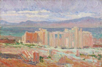 Abel Lauvray (1870-1950) - Stadsgezicht