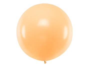 Mega Ballon Pastel Peach - 1m, Hobby en Vrije tijd, Feestartikelen, Ophalen of Verzenden, Nieuw