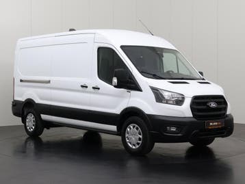Ford Transit 2.0TDCi 130PK L3H2 | Multimedia | Camera, Stof, Gebruikt, Euro 6, Wit