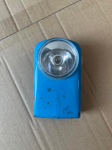 Wonder Zaklamp Blauw - Frans Retro Model, Verzamelen, Ophalen of Verzenden, Nieuw