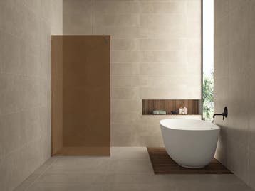 Aanbieding: Inloopdouche Wiesbaden Slim Brons Rookglas, Doe-het-zelf en Verbouw, Sanitair, Ophalen of Verzenden, Nieuw