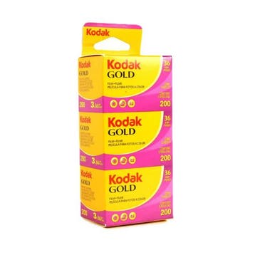 KODAK Gold Film 200 36 opname 3-pak (Analoge Cameras), Ophalen of Verzenden, Nieuw, Kodak