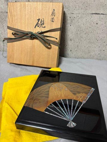 Wajima lacquerware - Doos - Suzuribako (Schrijfdoos) - lak ,