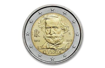 2 euro Guiseppe Verdi 2013 - Italië, Verzenden