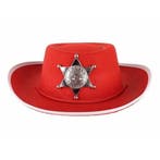 Kinder cowboy hoed rood - Cowboyhoeden, Ophalen of Verzenden, Nieuw