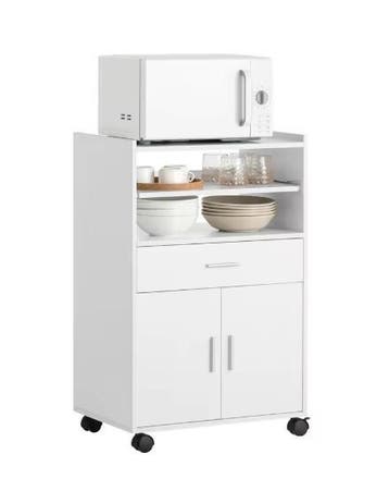 Keukentrolley met Lade, Kast & Schuifblad – 92 cm Hoog, Verzenden, Nieuw