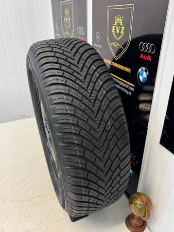1 stuk 205/65R15 inch stalen velg met All-Seasons band 5x112, Gebruikt, 15 inch, Banden en Velgen, 205 mm