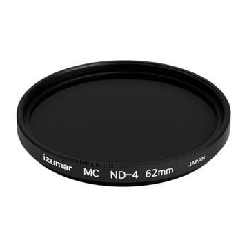Izumar 62mm ND4 Neutral Density Filter – 2Stop Lichtreduc, Verzenden, Nieuw