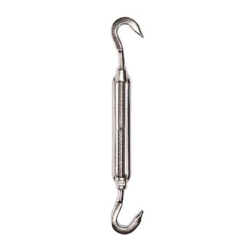 Nesling M10 Spanmoer 2 x haak, RVS - Schaduwdoek, Nieuw
