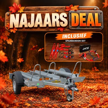 Najaarsdeal - Humbaur HM 102113 - motor aanhanger - 1000 kg, Ophalen of Verzenden, Nieuw
