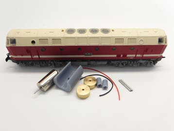micromotor TTI006C Tillig TT BR 101/ 103/ 112/ 114/ 118/, Overige merken, Gelijkstroom, Verzenden, Overige typen