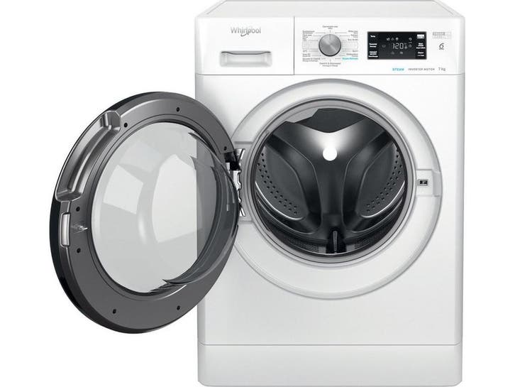 Whirlpool FFBBE 7458 BV F - Vrijstaande wasmachine - 6th, Witgoed en Apparatuur, Wasmachines, Zo goed als nieuw, Verzenden