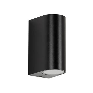 Flash Up en Down Muurlamp Zwart Buitenverlichting, Verzenden, Nieuw