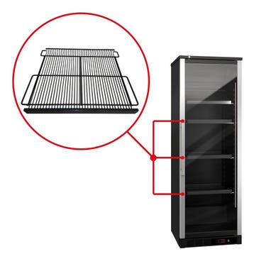 GGM Gastro | Legrooster - 530x438mm - passend voor |, Witgoed en Apparatuur, Verzenden, Nieuw, Zonder vriesvak