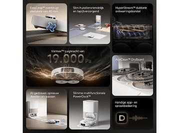 Dreame -  L40s Pro Ultra - Robotstofzuiger Met Dweilfunctie, Verzenden, Nieuw, Reservoir, Robotstofzuiger