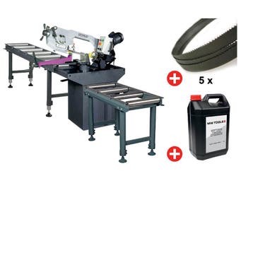 Metaalbandzaag 0-60° zaagcapaciteit rond 225 mm 1,1 kW 400V, Ophalen of Verzenden, Nieuw