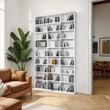 Kast Christel 180x102x23,5cm - wit, Huis en Inrichting, Woonaccessoires | Cd- en Dvd-rekken, Verzenden, Nieuw