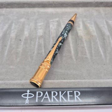 Parker - Duofold Centennial - Green marbled - 1995 - Zonder, Nieuw