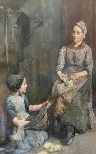 Jacob Simon Hendrik Kever (1854-1922) - Leisure Moments / A