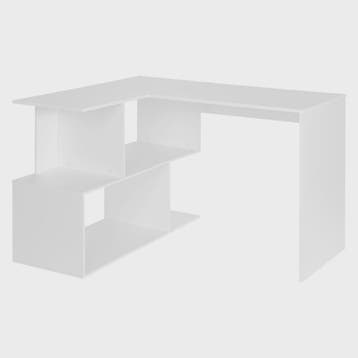 Hoekbureau met Opbergruimte - Stijlvol Bureau voor Werk, Stu, Verzenden, Nieuw in verpakking