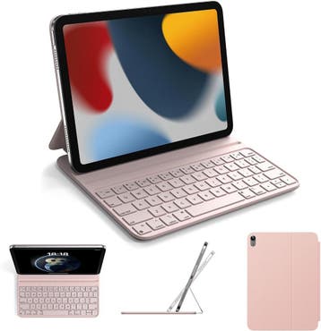 iPad 10 Ultrathin Keyboard Case | 52% Korting | Blauw, IPad 10e generatie (2022), 11 inch, Nieuw, Bescherming voor- en achterkant