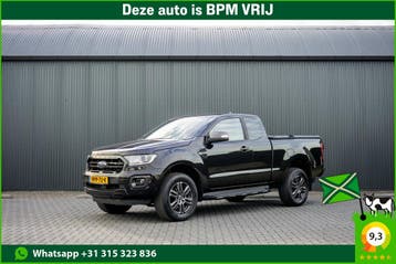 Ford Ranger 2.0 EcoBlue 4x4 | 213 PK | Automaat | LED |, Automaat, Gebruikt, Zwart, Leder