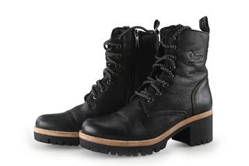 Panama Jack Veterboots in maat 38 Zwart, Verzenden, Zwart, Overige typen, Zo goed als nieuw