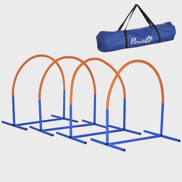 Hond Agility Trainingsset - Compleet met Draagtas en Hindern, Verzenden, Nieuw