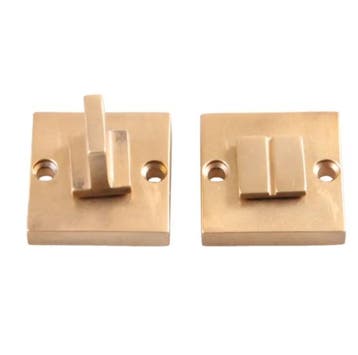 Toiletgarnituur Jolie vierkant 42 mm antiek goud, Verzenden, Nieuw
