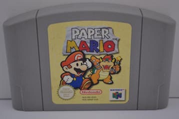 Paper Mario (N64 EUR), 1 speler, Verzenden, Zo goed als nieuw