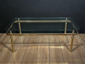 Tafel - Messing, Glas