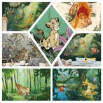 Lion King behang, Simba, Nala, Leeuwenkoning fotobehang, Verzenden, Nieuw, Wanddecoratie