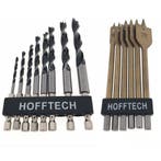 Hofftech Boor- en bitset hout - 3 t/m 25 mm - 14-delig -..., Ophalen of Verzenden, Nieuw