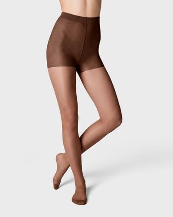 HEMA Panty antiladder 20 denier mat bruin 2+2 gratis, Verzenden, Nieuw, Bruin