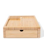 HEMA Organizer met draadloze oplader bamboe, Verzenden, Nieuw