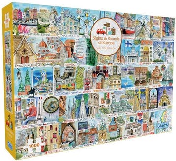 Sights & Sounds of Europe Puzzel (1000 stukjes) | Gibsons -, Verzenden, Nieuw