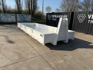 Instapmodel Platte Container met beweegbare zijborden