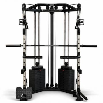 Krachtstation Fitness Corner Power Rack met Smith Machine, Nieuw, Metaal, Krachtstation, Verzenden