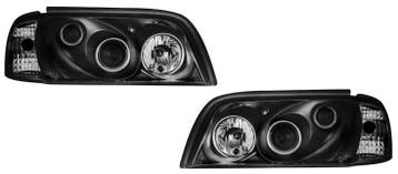 Koplampen Mercedes W202 xenon look zwart, Ophalen of Verzenden, Nieuw