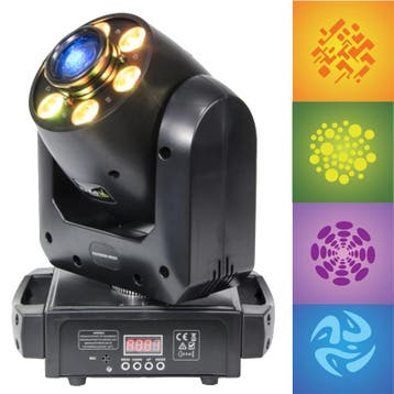 Ibiza Light PLUTON30-WASH Spot & Wash Moving Head 2-in-1, Muziek en Instrumenten, Licht en Laser, Verzenden, Nieuw, Overige typen