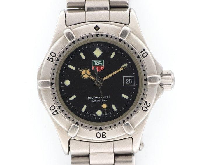 TAG Heuer - 2000 Series Professional 200 Meters - Zonder, Sieraden, Tassen en Uiterlijk, Horloges | Antiek