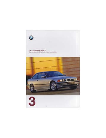 1997 BMW 3 SERIE COUPE BROCHURE FRANS, Nieuw, BMW, Author