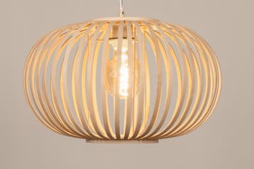 Rietveld Hanglampen - Naturel - Hout, Rotan, Huis en Inrichting, Lampen | Hanglampen, Verzenden, Nieuw